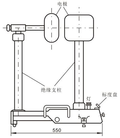 國產(chǎn)Q4-V型靜電電壓表結(jié)構(gòu)圖